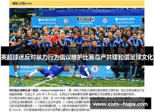 英超球迷反对暴力行为倡议维护比赛尊严共建和谐足球文化 英超球迷反对暴力行为倡议维护比赛尊严共建和谐足球文化
